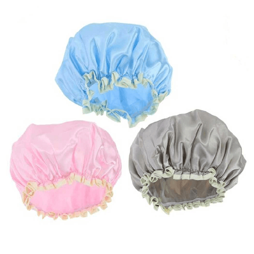 Cleafe Cuffia Per Doccia Bagno Elastico Colorata Lucida Con Bordino Protegge Capelli 87651 -