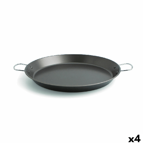 Quid Padella Quid Senia Nero Metallo Acciaio  46 cm (4 Unità)