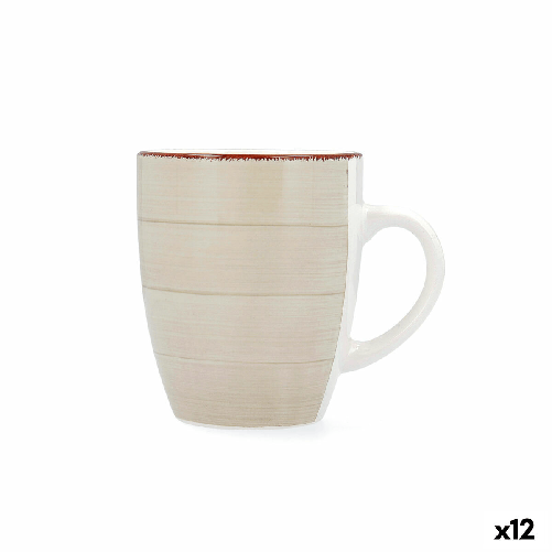 Quid Tazza Quid Vita Morning Colazione Ceramica Beige 350 ml (12 Unità)