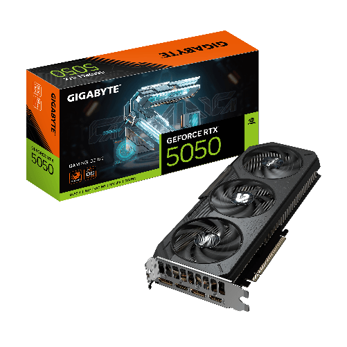 GIGABYTE GeForce RTX 5050 GAMING OC 8G Scheda Grafica - 8GB GDDR6, 128bit, PCI-E 5.0