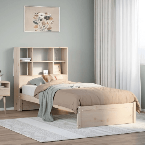 VidaXL Letto Libreria senza Materasso 100x200 cm in Legno di Pino