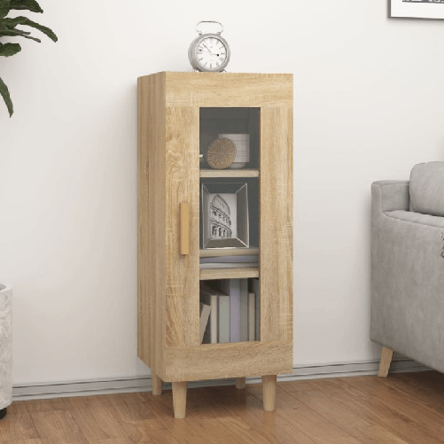 VidaXL Credenza Rovere Sonoma 34,5x34x90 cm in Legno Multistrato