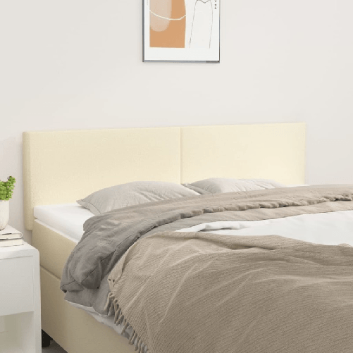VidaXL Testiere 2 pz Crema 72x5x78/88 cm in Similpelle