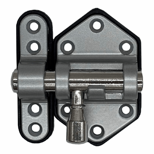 EDM Product Chiavistello per porta EDM 85530 Argentato 40 mm Rinforzato