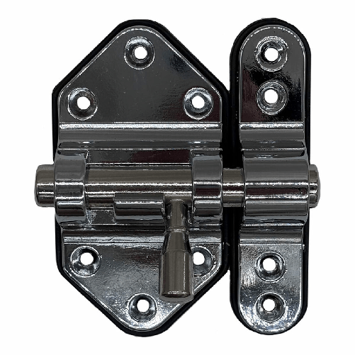 EDM Product Chiavistello per porta EDM 85526 Argentato 30 mm Rinforzato