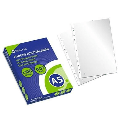 Bismark Custodie Bismark Trasparente A5 polipropilene 100 Pezzi