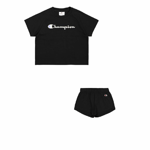 Champion Completo Sportivo per Bambini Champion 405096-KK001 Nero