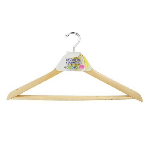 Cleafe Set 3pz Grucce Stampelle Appendiabito In Legno Vestiti Pantaloni Giacche 36cm 10449 -