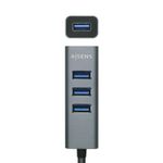 AISENS-A106-0507-hub-di-interfaccia-USB-3.2-Gen-1--3.1-Gen-1--Type-A-5000-Mbit-s-Grigio