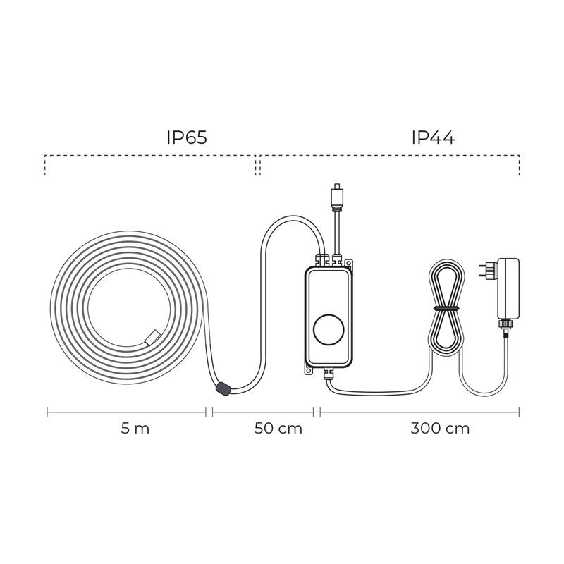 Ksix-Smartled-Outdoor-Neon-Flexible-LED---RGBIC---IP65---5m