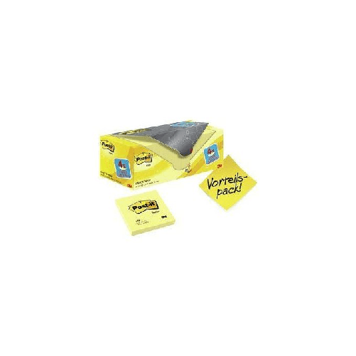 3M-654Y-20-pouch-autoadesiva-Quadrato-Giallo-100-fogli-Autoadesivo