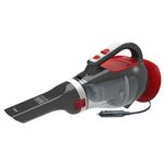 Black & Decker ADV1200 aspirapolvere senza filo Grigio, Rosso Senza sacchetto