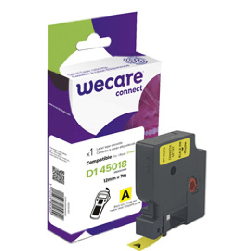 Armor-Nastro-Compatibile-per-DYMO-TIPO-D1--12MMX7M-NERO-GIALLO