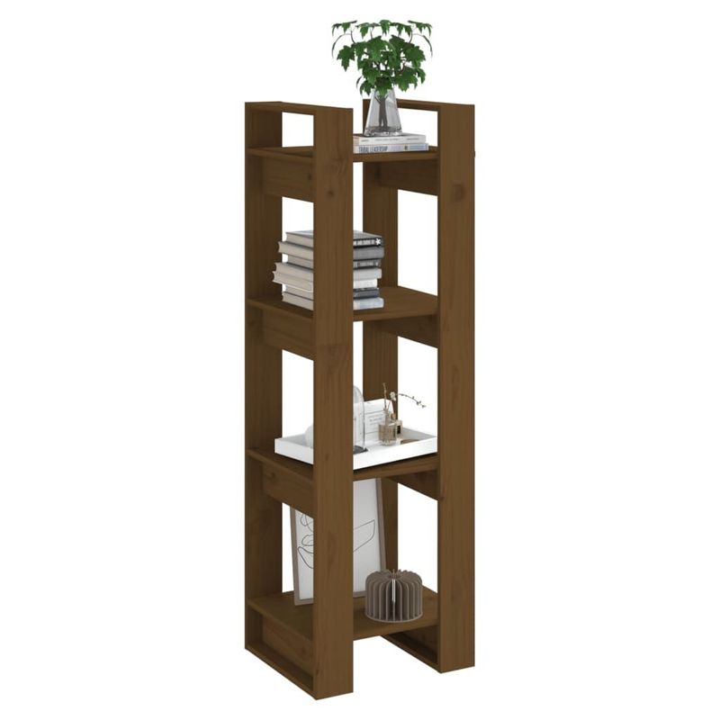 Libreria-Divisorio-Miele-41x35x125-cm-in-Legno-Massello