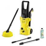 Karcher Kärcher K 2 HOME idropulitrice Verticale Elettrico 360 l/h 1400 W Nero, Giallo