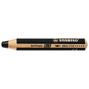 STABILO woody 3 in 1 Nero 1 pz