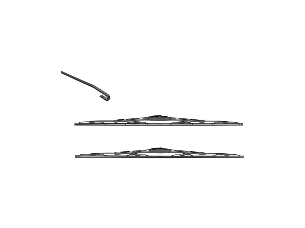 Kit Tergicristalli Anteriori VALEO Silencio VM221, 525mm, Confezione Da 2, Con Spoiler, Made In France