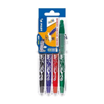 Pilot FriXion Ball Nero, Blu, Verde, Rosso 4 pz