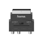 Hama Adattatore S-VHS F 4 pin 3 RCA F phono / Scart M in-out (Hama Video Adapter - Scart Male to S-VHS Socket / 3x RCA S