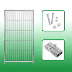 Box per cani in rete predisposto alla copertura zincato a caldo da 300x200x altezza 180 cm