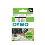 NASTRO-DYMO-TIPO-D1--6MMX7MT--NERO-BIANCO-436130