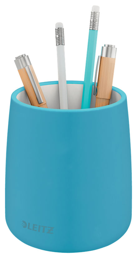 Porta-penne-in-ceramica-blu-Cosy-Leitz