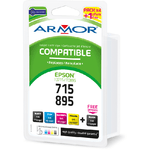 Armor-Conf.-Multipla-5-cartucce-T0711-PER-C-EPSON-STYLUS-D78-D92--2BK-2C-M-Y-