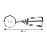 Tescoma-Porzionatore-Meccanico-Per-Gelato-Ø-5-Cm-Presto