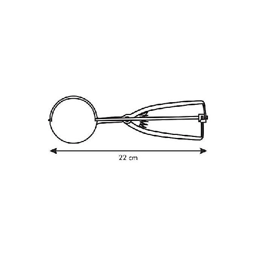 Tescoma-Porzionatore-Meccanico-Per-Gelato-Ø-5-Cm-Presto