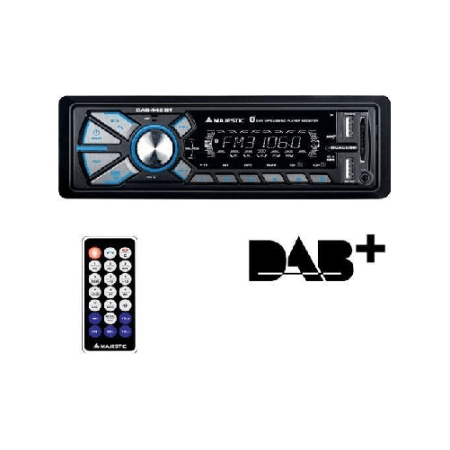 New-Majestic-DAB-442-BT-Ricevitore-multimediale-per-auto-Nero-180-W-Bluetooth
