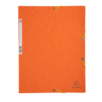 Exacompta CARTELLA CON ELASTICO 24x32CM ARANCIO CARTONCINO LUSTRE' 425gr