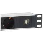 Equip-333305-unita-di-distribuzione-dell-energia--PDU--8-presa-e--AC-1U-Nero-Grigio