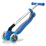 Monopattino con Luci per Bambino Blu max 50 kg Scooter Pieghevole