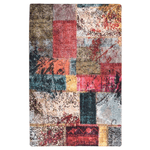 vidaXL Tappeto Lavabile Patchwork 80x150 cm Multicolore Antiscivolo