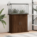 vidaXL Supporto Acquario 81x36x73 cm Legno ingegnerizzato Rovere Marrone