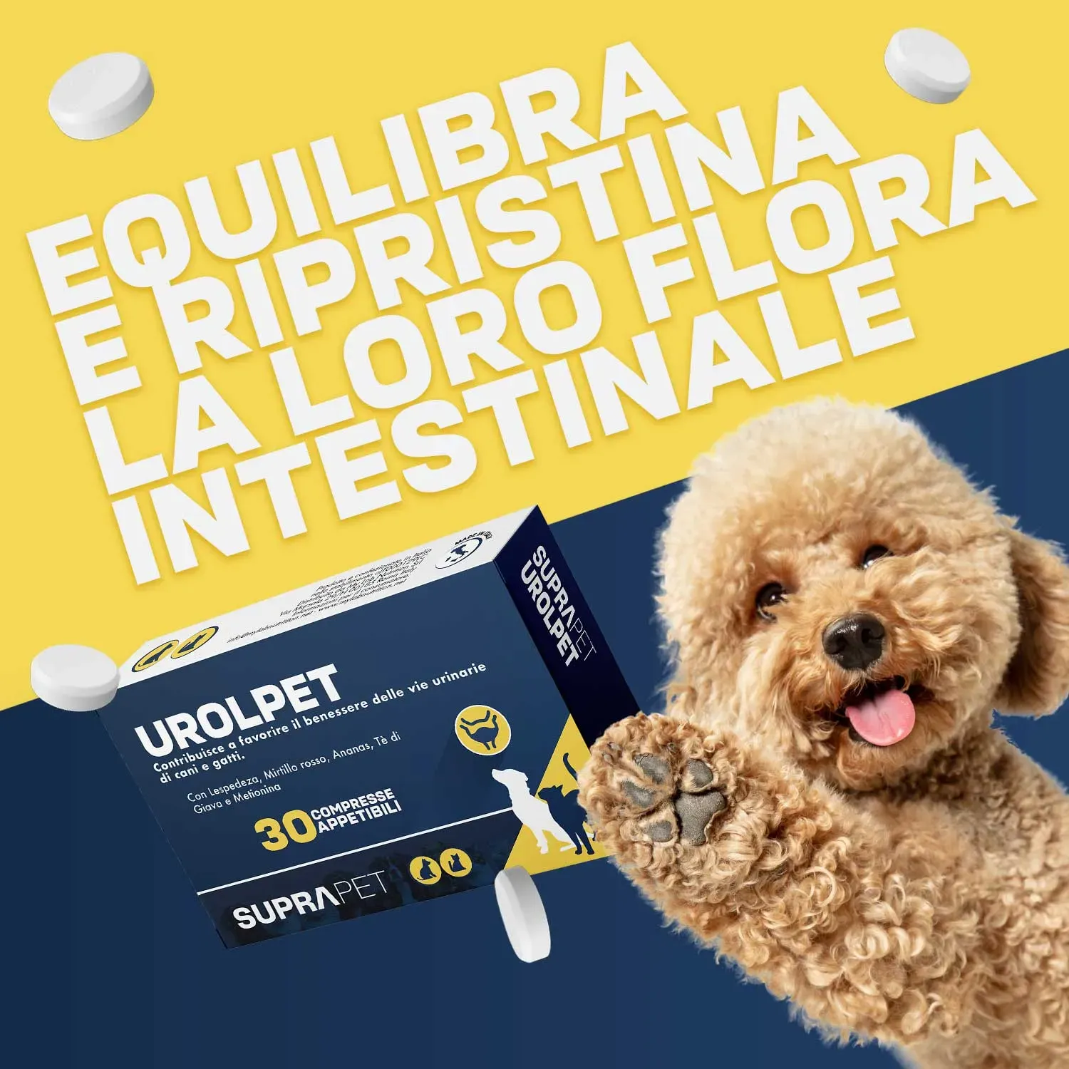 Suprapet Urolpet Cani e Gatti Benessere delle Vie Urinarie 30