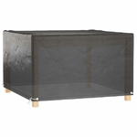 vidaXL Copertura Mobili da Giardino 8 Occhielli 125x125x75cm Quadrata