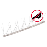 vidaXL Set Dissuasori per Uccelli e Piccioni 40 pz Acciaio 5 File 20 m