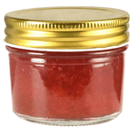 Vaso per Marmellata in Vetro Coperchio Oro 24 pz 110 ml