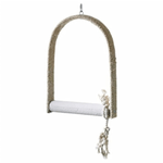 FLAMINGO Giocattolo per Uccelli in Sisal Altalena XL 26x10x48 cm