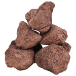 Rocce Vulcaniche 10 kg Rosse 10-30 cm