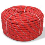 vidaXL Corda Nautica in Polipropilene 6 mm 500 m Rosso