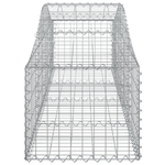 vidaXL Cesti Gabbioni ad Arco 13 pz 200x50x40/60 cm Ferro Zincato