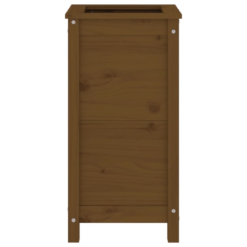 vidaXL Fioriera da Giardino Miele 40x40x78 cm Legno Massello di Pino