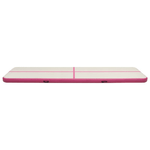 vidaXL Tappetino Ginnastica Gonfiabile con Pompa 600x100x20cm PVC Rosa