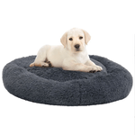 vidaXL Cuscino Lavabile Cani e Gatti Grigio Scuro 70x70x15 cm Peluche