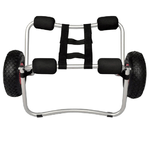 vidaXL Carrello per Kayak 2 pz Alluminio