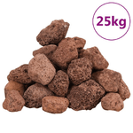 Rocce Vulcaniche 25 kg Rosse 3-5 cm