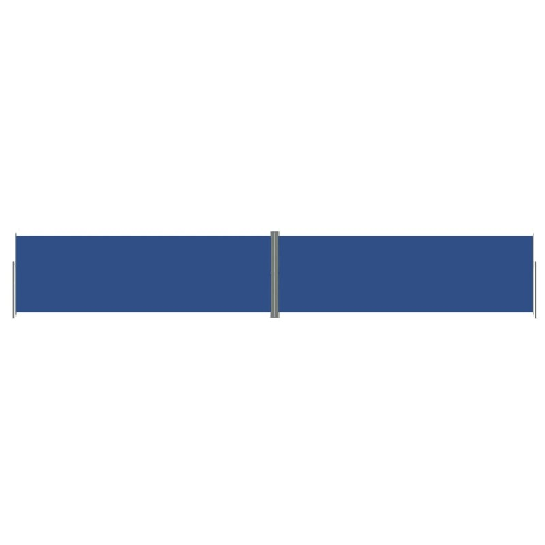 vidaXL Tenda da Sole Laterale Retrattile Blu 200x1200 cm