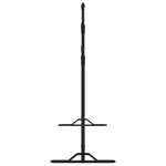 vidaXL Supporti per Fondali 2 pz Neri 305x243 cm in Acciaio